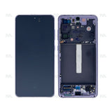 Chassis + Ecran Officiel Service Pack + Vitre pour Samsung Galaxy S21 FE G990B Lavender