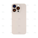 Vitre Arrière sans NFC pour Apple iPhone 16 Pro, cadre de caméra agrandi Desert Titanium Compatible