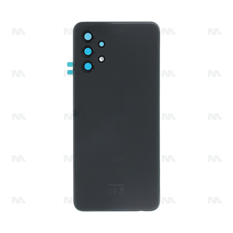 Vitre arrière pour Samsung Galaxy A32 5G A326B avec objectif Awesome Black OEM