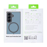 Étui Rixus Classic 04 avec MagSafe pour Samsung Galaxy S25 Plus Gris titane