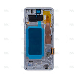 Chassis + Ecran Original Reconditionné + Vitre pour Samsung Galaxy S10 G973F - Prism White
