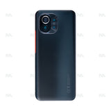 Vitre arrière Xiaomi Mi 11 avec objectif, gris nuit, OEM