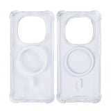 Étui anti-éclatement Rixus avec MagSafe pour Xiaomi Redmi Note 15 Pro Plus transparent