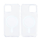 Coque Anti-Choc Rixus Compatible MagSafe pour Apple iPhone 13 Mini - Transparente