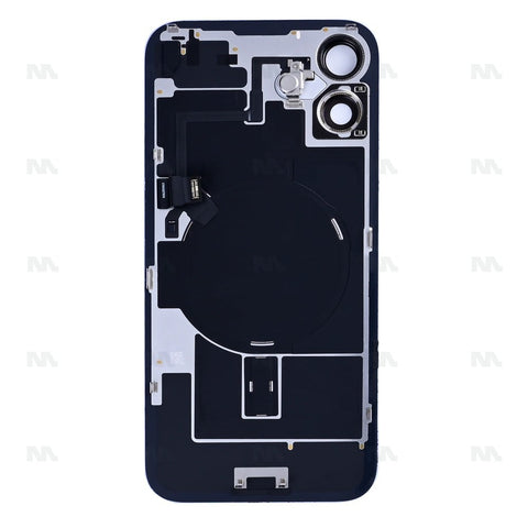 Vitre Arrière avec NFC, cadre de caméra agrandi pour Apple iPhone 16 Plus - Ultramarine - Reconditionné