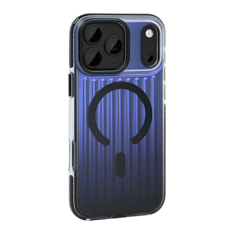 Coque Rixus Aero Ribbed Shield Compatible MagSafe pour Apple iPhone 17 Pro Max, 18 Pro Max - Noir