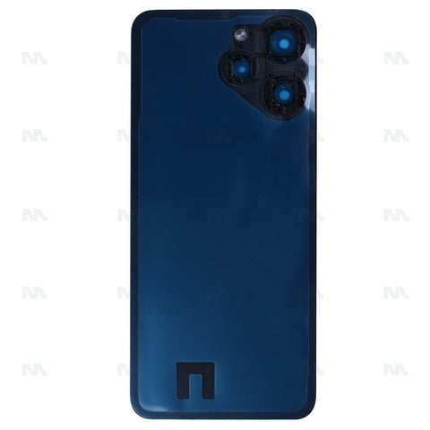 Vitre arrière pour Xiaomi Redmi 12 4G avec objectif, noir nuit, OEM