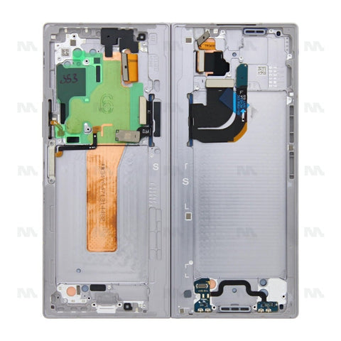 Chassis + Ecran Officiel Service Pack + Vitre pour Samsung Galaxy Z Fold6 F956B - Silver Shadow