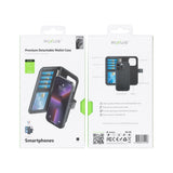 Étui Portefeuille Magnétique Détachable 2-en-1 Rixus Duo pour Samsung Galaxy S26 - Noir