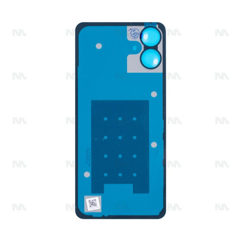 Vitre arrière pour Samsung Galaxy A06 A065F sans objectif, blanche, OEM