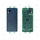 Vitre arrière pour Samsung Galaxy A31 A315F avec prisme pour objectif, noir, OEM