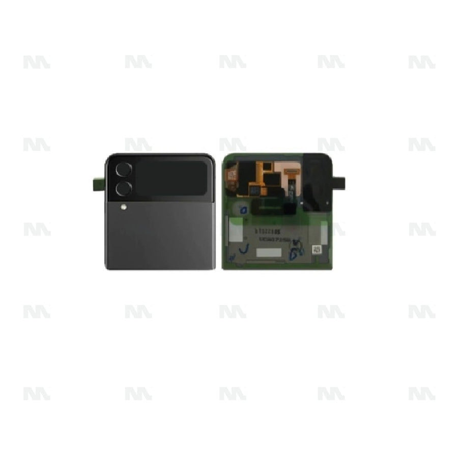 Chassis + Ecran Officiel Service Pack + Vitre pour Samsung Galaxy Z Flip4 5G F721B Secondaire - Graphite