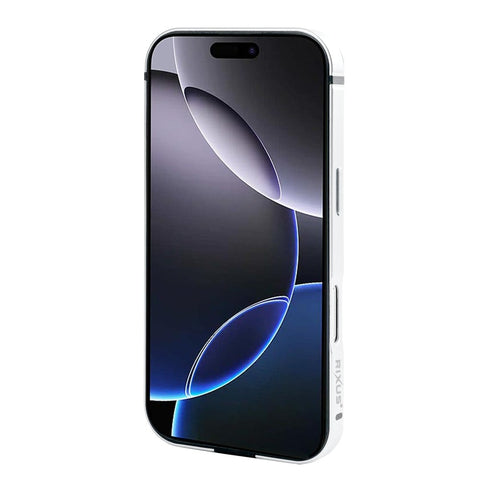 Étui Rixus Crash Guard pour Apple iPhone 16 Pro Max blanc titane