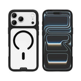 Coque Rixus Crystal Amber pour Apple iPhone 17 Pro Max - Noir