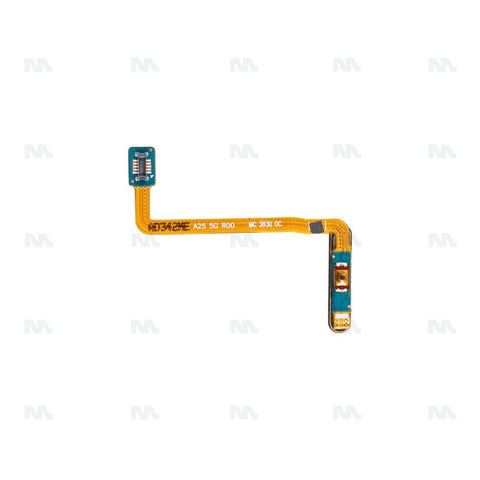 Capteur d'empreintes digitales et Nappe On/Off pour Samsung Galaxy A25 5G A256B – Noir – OEM