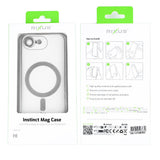 Étui Rixus Instinct Mag pour Apple iPhone 16e Argent