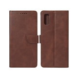 Rixus Bookcase pour Apple iPhone X, XS Marron
