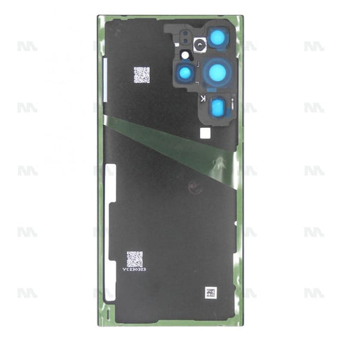 Vitre arrière pour Samsung Galaxy S23 Ultra S918B avec objectif Phantom Black Original