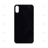 Vitre Arrière avec bloc complet pour Apple iPhone XS, cadre d'appareil photo agrandi, Noir, Compatible