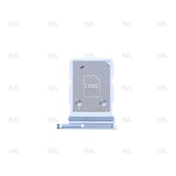 Support de carte SIM pour Samsung Galaxy A56 A566B – Gris clair – OEM
