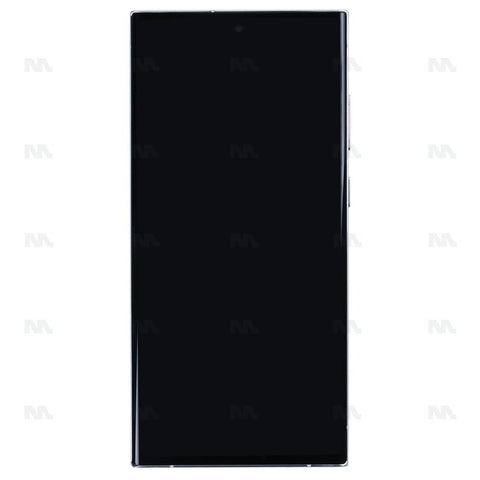 Chassis + Ecran OLED + Vitre pour Samsung Galaxy S23 Ultra S918B - Blanc Silver