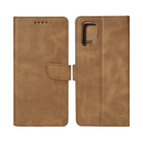 Rixus Bookcase pour Samsung Galaxy S24 Ultra 5G Marron clair