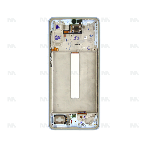 Chassis + Ecran Officiel Service Pack + Vitre pour Samsung Galaxy A33 5G A336B - Awesome Blue