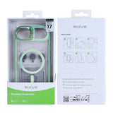 Étui Rixus Classic 03 avec MagSafe pour Apple iPhone 17 Air vert clair