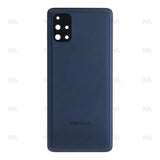 Vitre arrière pour Samsung Galaxy M51 M515F avec objectif – Noir céleste – OEM