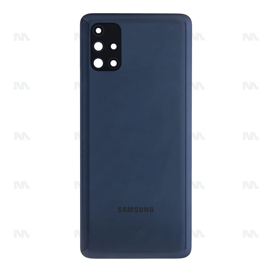 Vitre arrière pour Samsung Galaxy M51 M515F avec objectif – Noir céleste – OEM