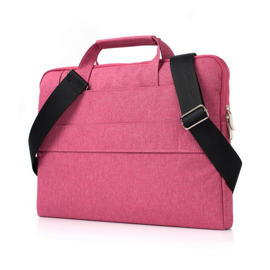 Housse pour ordinateur portable avec bandoulière 11, 12 pouces Rose