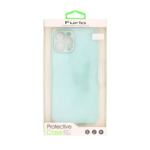 Étui protecteur brillant en TPU Furlo pour iPhone 13 Mini - Menthe