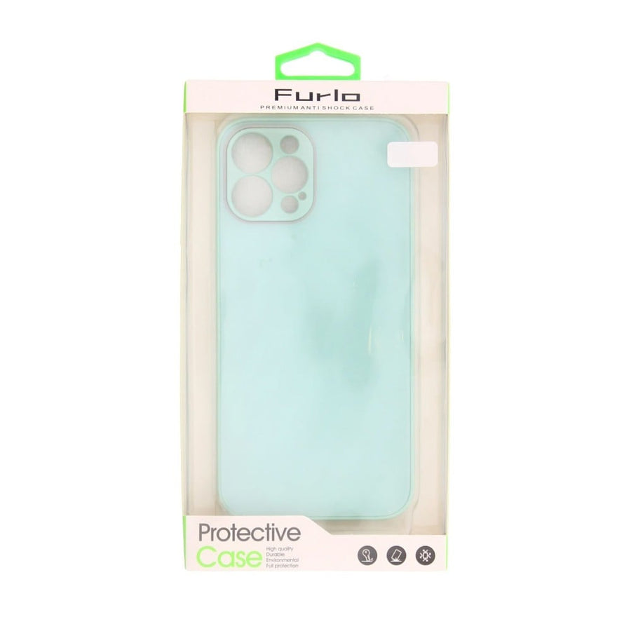 Étui protecteur brillant en TPU Furlo pour iPhone 13 Mini - Menthe