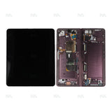 Chassis + Ecran Officiel Service Pack + Vitre pour Samsung Galaxy Z Fold4 5G F936B Burgundy