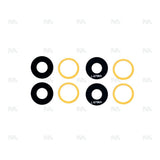 Lentilles Caméra Arrière Original OEM pour Samsung Galaxy A06 4G A065F - Noir
