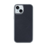 Rixus Mag Carbon avec MagSafe pour Apple iPhone 15 Plus Gris titane