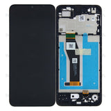 Chassis + Ecran Officiel Service Pack complet + Vitre pour Motorola Moto E13 (XT2345-3) - Noir