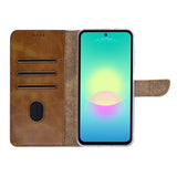 Étui Portefeuille Rixus pour Samsung Galaxy A27 - Marron Clair