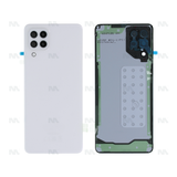Vitre arrière pour Samsung Galaxy A22 A225 avec objectif blanc OEM