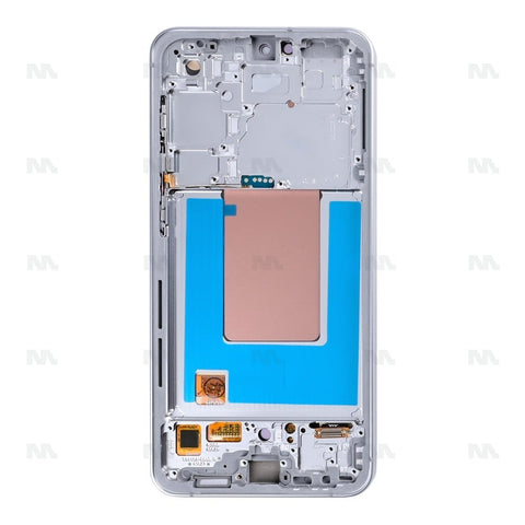 Écran complet sur châssis Hard-OLED pour Samsung Galaxy S24 FE S721B - Argent
