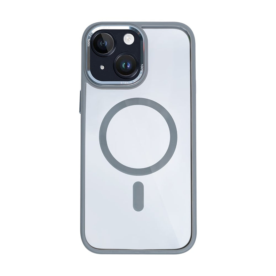Étui Rixus Classic 04 avec MagSafe pour Apple iPhone 15 gris