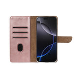 Rixus Bookcase pour Apple iPhone 17 Pro Max Rose