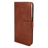 Rixus Bookcase pour Samsung Galaxy S22 5G Marron