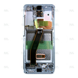 Chassis + Ecran Officiel Service Pack + Vitre pour Samsung Galaxy S20 G980F / S20 5G G981F - Cloud Blue