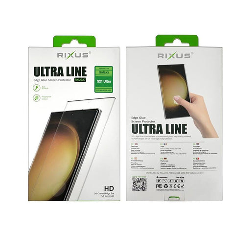 Verre trempé Rixus Clear HD Ultra Line pour Samsung Galaxy S21 Ultra