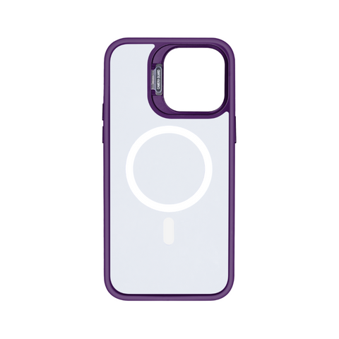 Étui Rixus Classic 03 avec MagSafe pour Apple iPhone 13 Pro violet foncé