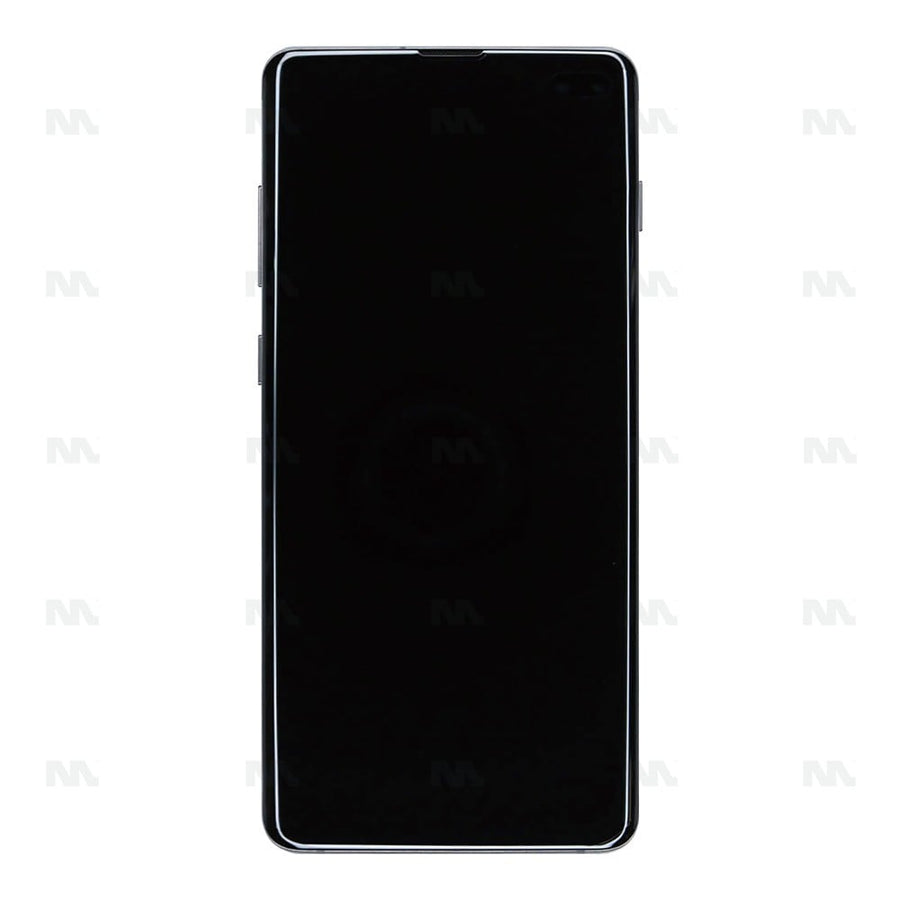 Chassis + Ecran Officiel Service Pack + Vitre pour Samsung Galaxy S10 Plus G975F - Prism Black
