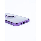 Étui en TPU brillant pour iPhone 13 Pro Max - Bleu transparent