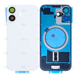 Vitre Arrière sans NFC, cadre d'appareil photo agrandi pour Apple iPhone 17 - Blanc - Compatible