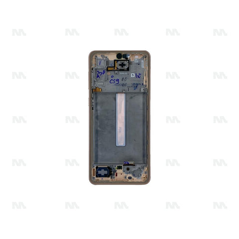 Chassis + Ecran Officiel Service Pack + Vitre pour Samsung Galaxy A33 5G A336B Awesome Peach